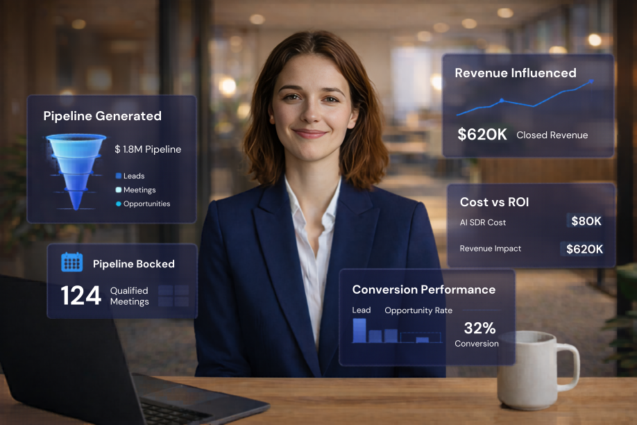 AI SDR ROI Breakdown: How to Measure Pipeline, Revenue & Performance